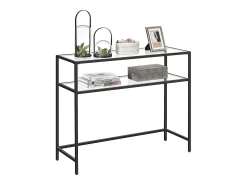 Mesa consola 100x80x35 cm Negra