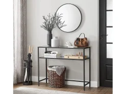 Mesa consola 100x80x35 cm Negra