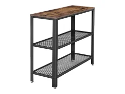 Mesa consola 101.5x35x80 cm negra