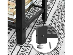 Mesa consola 101.5x35x80 cm negra