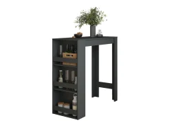 Mesa de bar antracita 45x110x106 repose