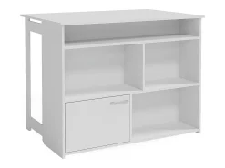 Mesa de bar blanco 116x37x90.5 dominic