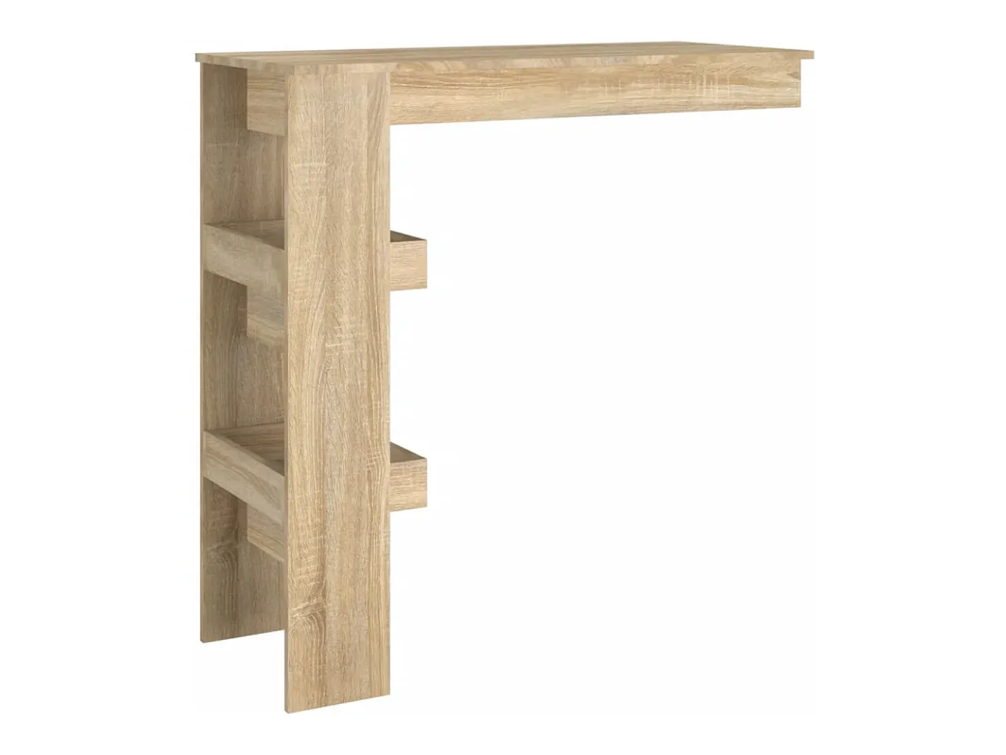 Mesa de bar de pared contrachapada roble Sonoma 102x45x103,5cm
