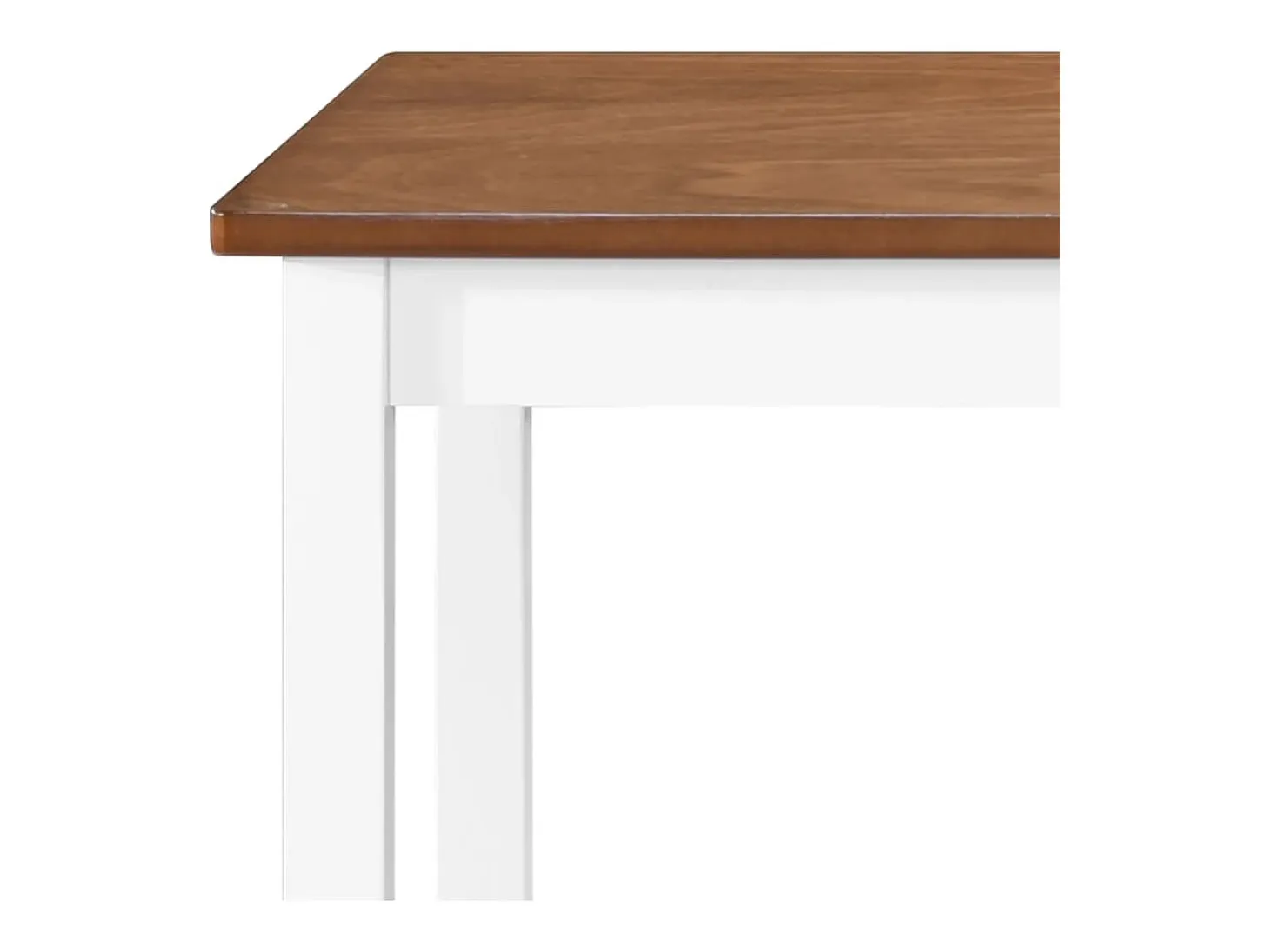 Mesa de bar madera maciza 108x60x91 cm ES877765