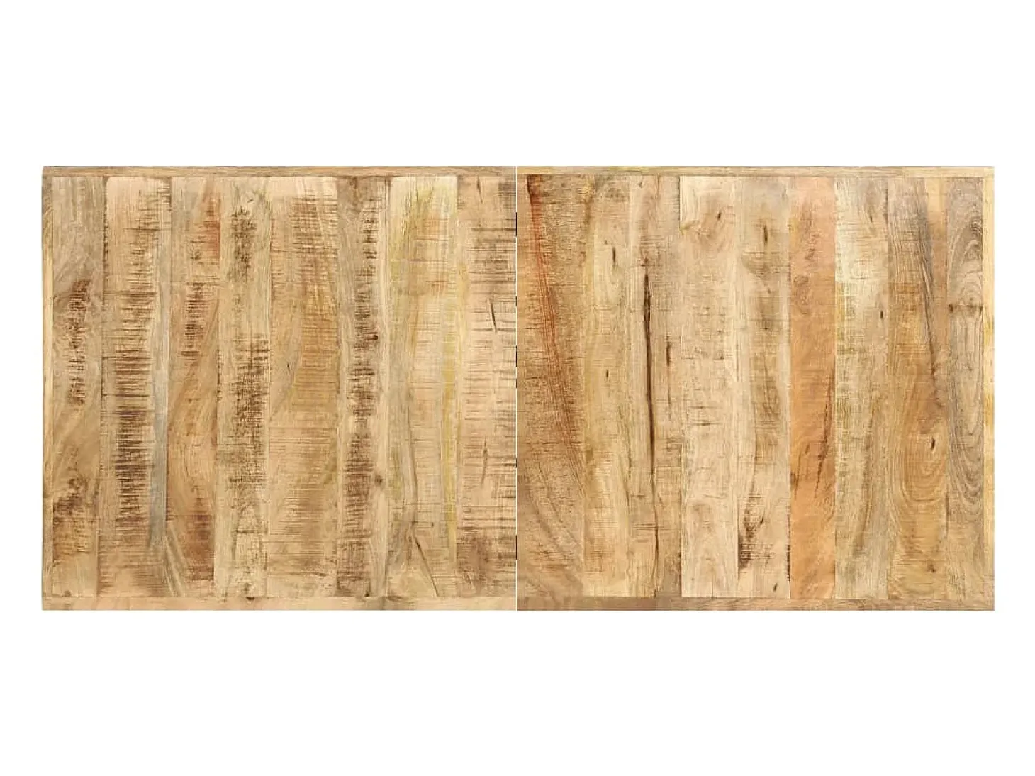 Mesa de bar madera maciza de mango rugosa 150x70x107 cm ES311279
