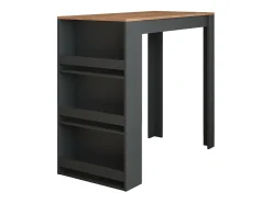 Mesa de bar oro power roble/antracita 57x117x106 repose