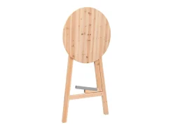 Mesa de bar plegable de madera de abeto 78 cm ES369123