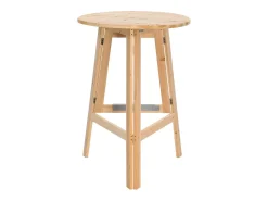 Mesa de bar plegable de madera de abeto 78 cm ES369123