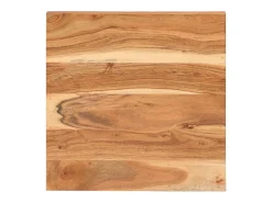 Mesa de bistró cuadrada madera de mango maciza 50x50x75 cm