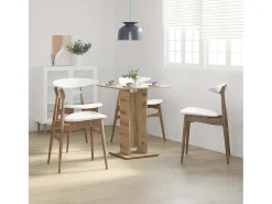 Mesa de bistró madera de ingeniería roble artisan 60x60x75 cm