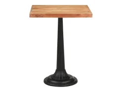 Mesa de bistró madera maciza de acacia 60x60x76 cm