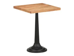 Mesa de bistró madera maciza de acacia 60x60x76 cm