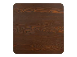 Mesa de bistró MDF marrón oscuro 50x50 cm