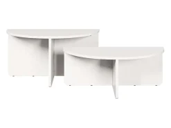 Mesa de Café 2 piezas 79 x 39.5 x 40 cm