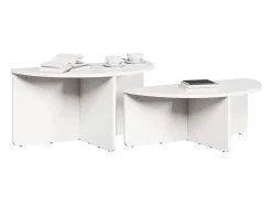 Mesa de Café 2 piezas 79 x 39.5 x 40 cm