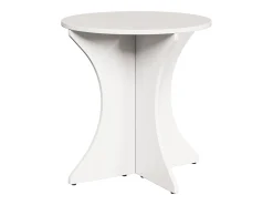 Mesa de Café 2 piezas Blanco 46 x 46 x 47 cm Madera maciza de pino