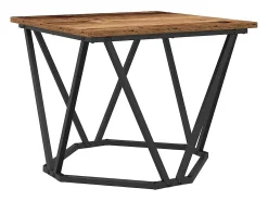 Mesa de Café 3 piezas Madera vieja 50 x 50 x 40 cm