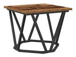 Mesa de Café 3 piezas Madera vieja 50 x 50 x 40 cm