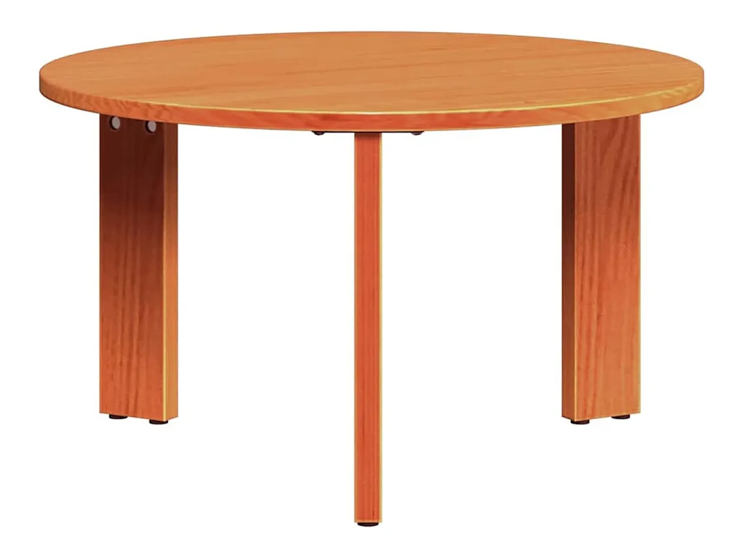 Mesa de Café 2 piezas Marrón cera 47.5 x 47.5 x 27 cm