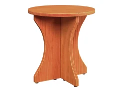 Mesa de Café 3 piezas Marrón cera 46 x 46 x 47 cm
