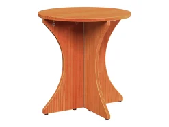 Mesa de Café 3 piezas Marrón cera 46 x 46 x 47 cm