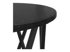 Mesa de Café 2 piezas Roble negro 50 x 50 x 50 cm