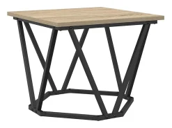 Mesa de Café 3 piezas Roble Sonoma 50 x 50 x 40 cm