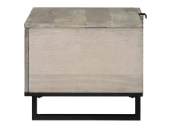 Mesa de Café Beige y Negro 80 x 50 x 40 cm