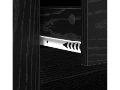 Mesa de Café con cajón Roble negro 102 x 44.5 x 50 cm