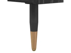 Mesa de Café con cajón Roble negro 102 x 44.5 x 50 cm