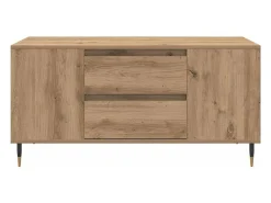 Mesa de Café con cajón Roble artisan 102 x 44.5 x 50 cm