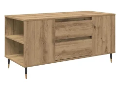 Mesa de Café con cajón Roble artisan 102 x 44.5 x 50 cm