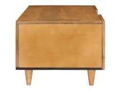 Mesa de Café con estante Marrón claro 100 x 54 x 40 cm