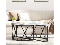 Mesa de Café Gris sonoma 80 x 80 x 42 cm