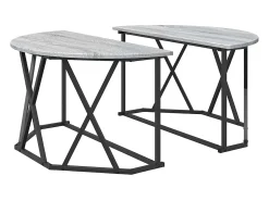 Mesa de Café Gris sonoma 80 x 80 x 42 cm