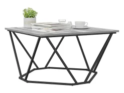 Mesa de Café Gris sonoma 80 x 80 x 45 cm
