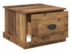 Mesa de Café Madera vieja 50 x 50 x 35 cm Madera contrachapada
