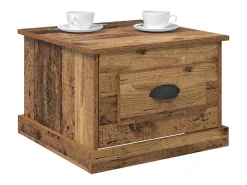 Mesa de Café Madera vieja 50 x 50 x 35 cm Madera contrachapada
