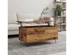 Mesa de Café Madera vieja 90 x 44.5 x 45 cm