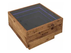 Mesa de Café Madera vieja 50 x 50 x 30 cm Madera contrachapada