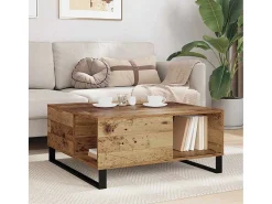 Mesa de Café Madera vieja 80 x 80 x 36.5 cm