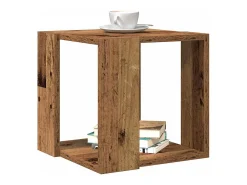 Mesa de Café Madera vieja 32 x 32 x 30 cm Madera contrachapada