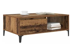 Mesa de Café Madera vieja 90 x 60 x 35 cm Madera contrachapada