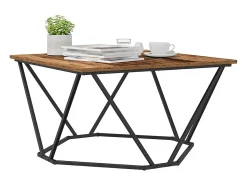 Mesa de Café Madera vieja 80 x 80 x 45 cm