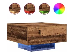 Mesa de Café Madera vieja 55 x 55 x 31 cm Madera contrachapada
