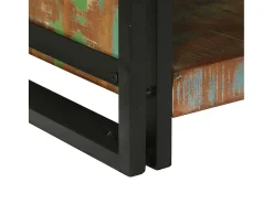 Mesa de Café Marrón 90 x 50 x 38 cm madera maciza reciclada