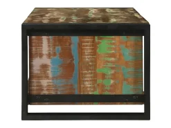 Mesa de Café Marrón 90 x 50 x 38 cm madera maciza reciclada