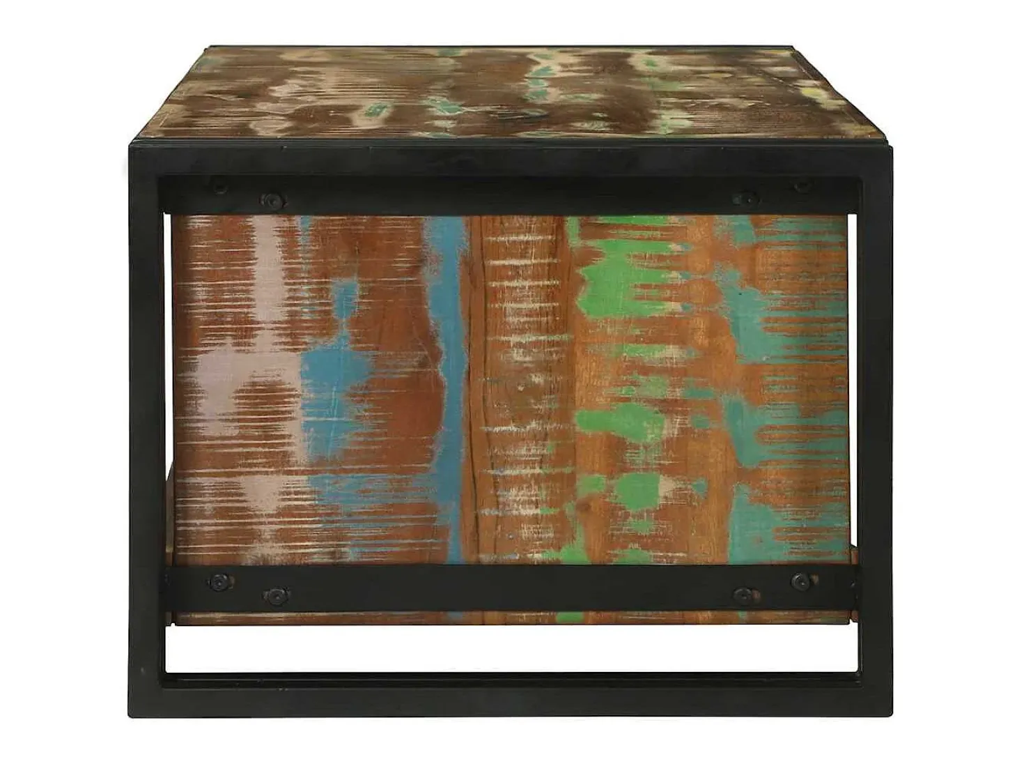 Mesa de Café Marrón 90 x 50 x 38 cm madera maciza reciclada