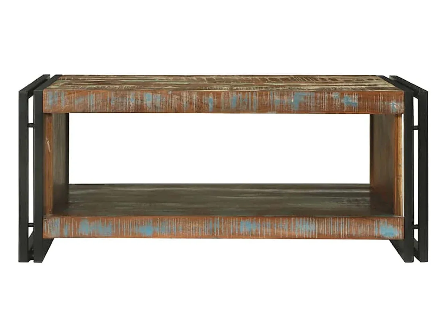 Mesa de Café Marrón 90 x 50 x 38 cm madera maciza reciclada