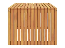Mesa de Café Marrón 90 x 45 x 35 cm madera maciza de acacia